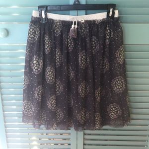 Tulle Printed Skirt